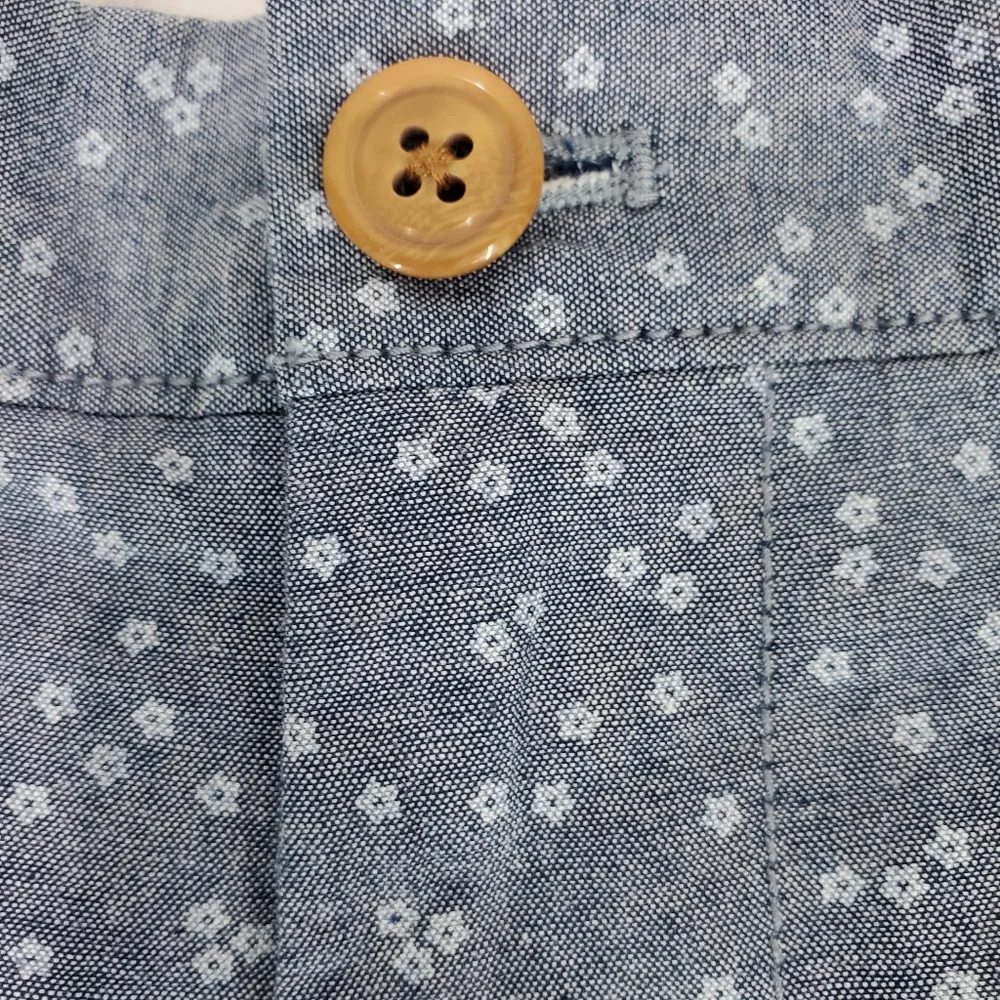 J. Crew Shorts Mens 38 Blue Floral Rivington Flat Front Casual Cotton Chino